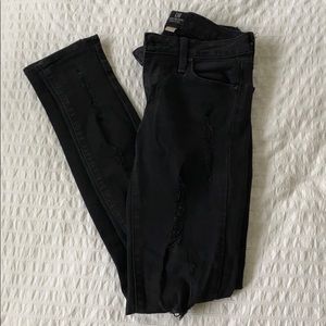 Just Black Distressed Black Jean